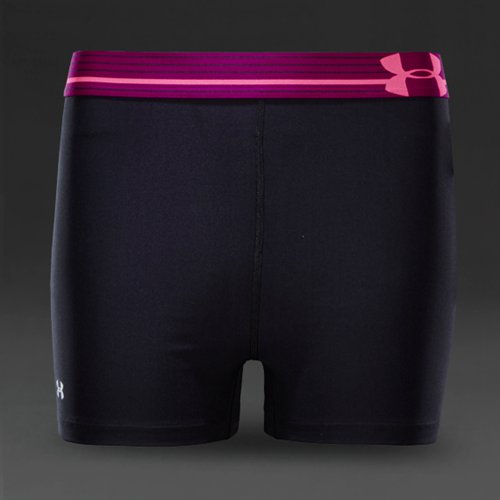 Under Armour Heatgear Alpha Shorty Black/Aubergine/Metallic Silver for Women